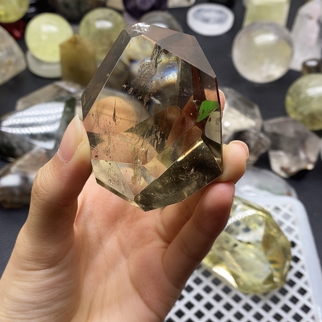 水晶珠宝半成品未镶嵌278水晶石