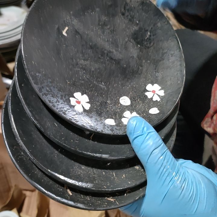 摆件陶瓷盘子碗啥都有小号