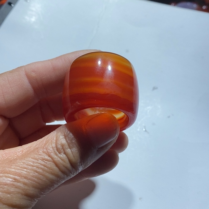 玛瑙/玉髓扳指未镶嵌