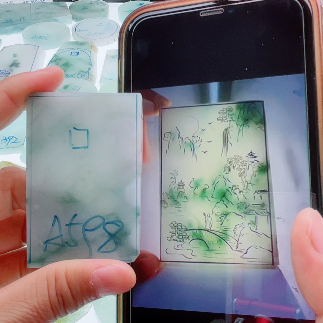 定制翡翠未镶嵌天然缅甸翡翠A货