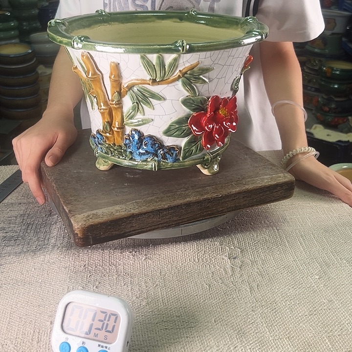 宝****泳坤堂石湾花盆陶瓷