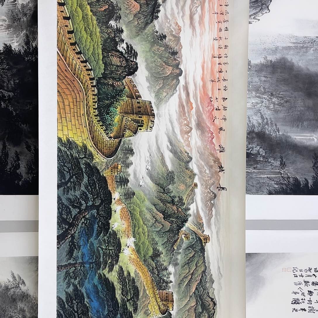 陇***所国画秦影180/70长城系列