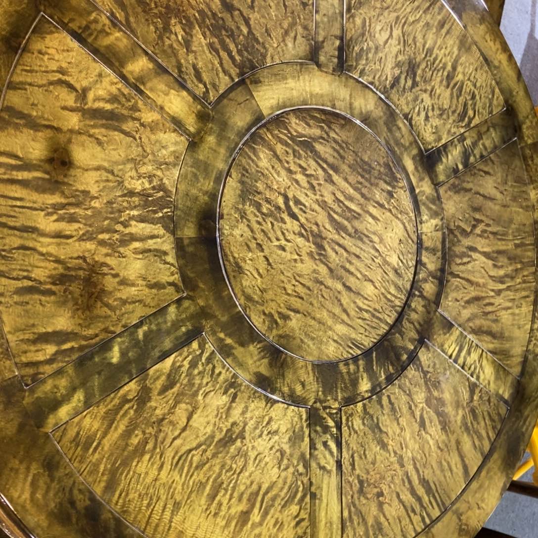 楠木圆餐桌七件套1.38米