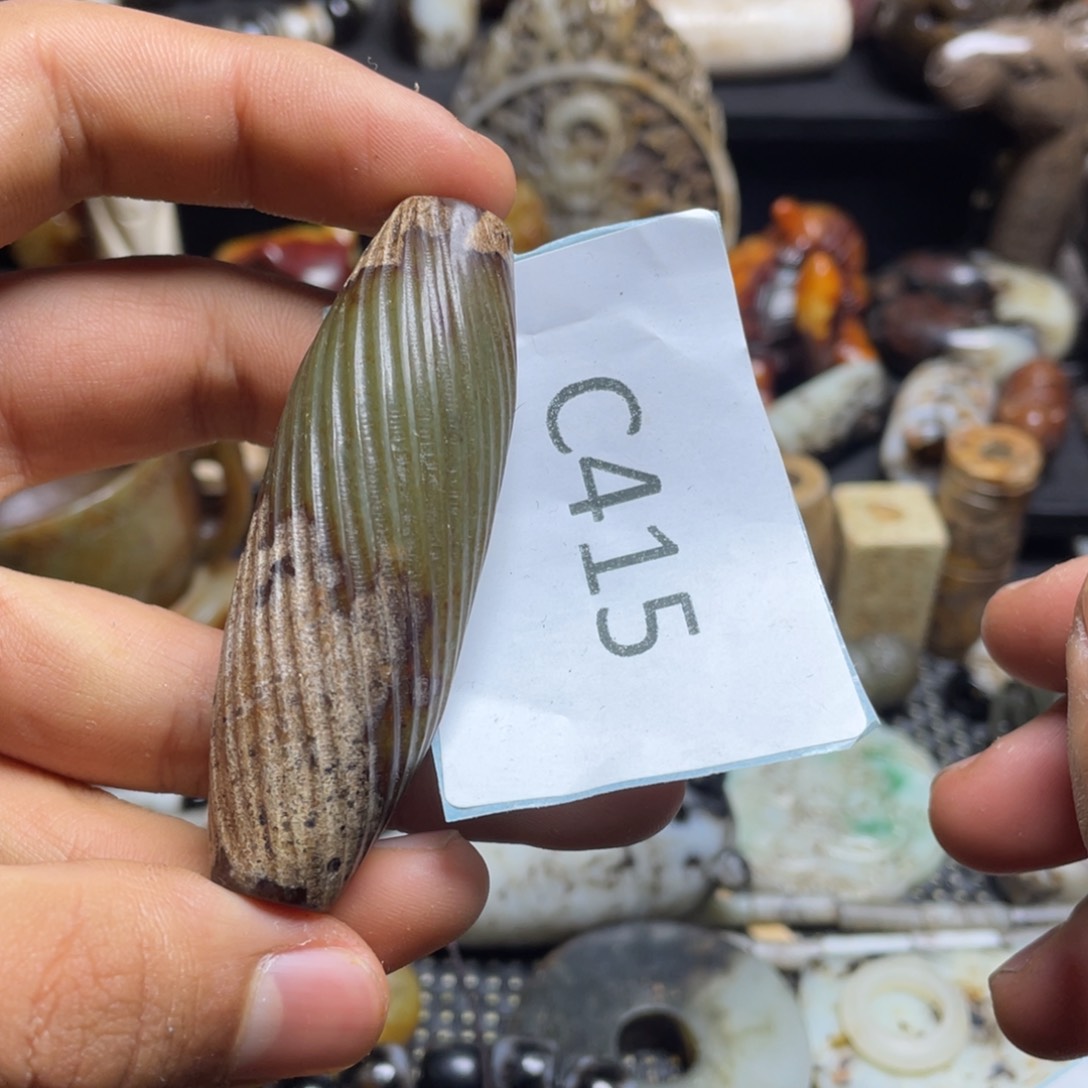 和田玉（糖玉）挂件未镶嵌