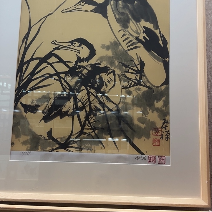 国画版画作品多次参加全国美展