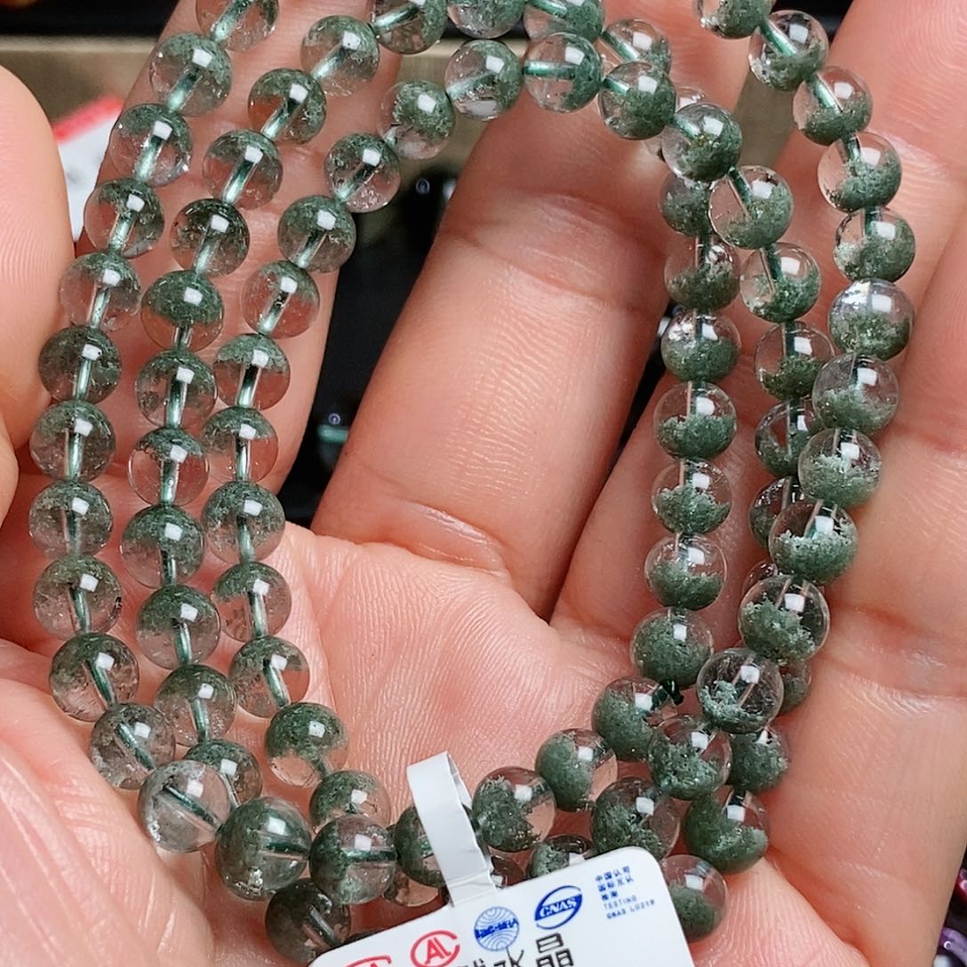 水晶手链未镶嵌绿幽灵6