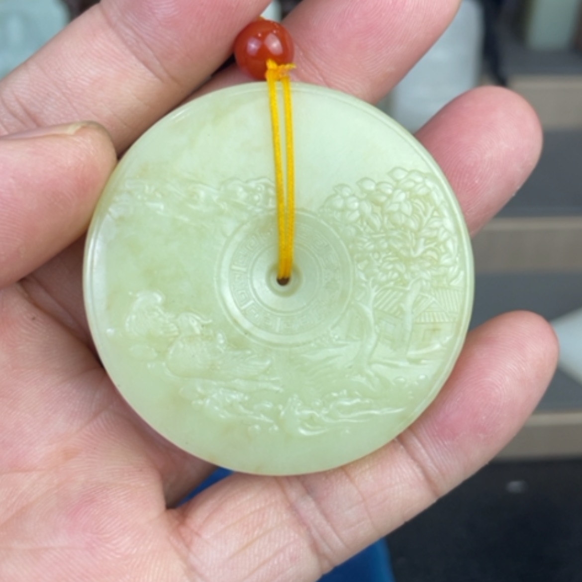 【闪购商品】和田玉颈饰未镶嵌把***饱