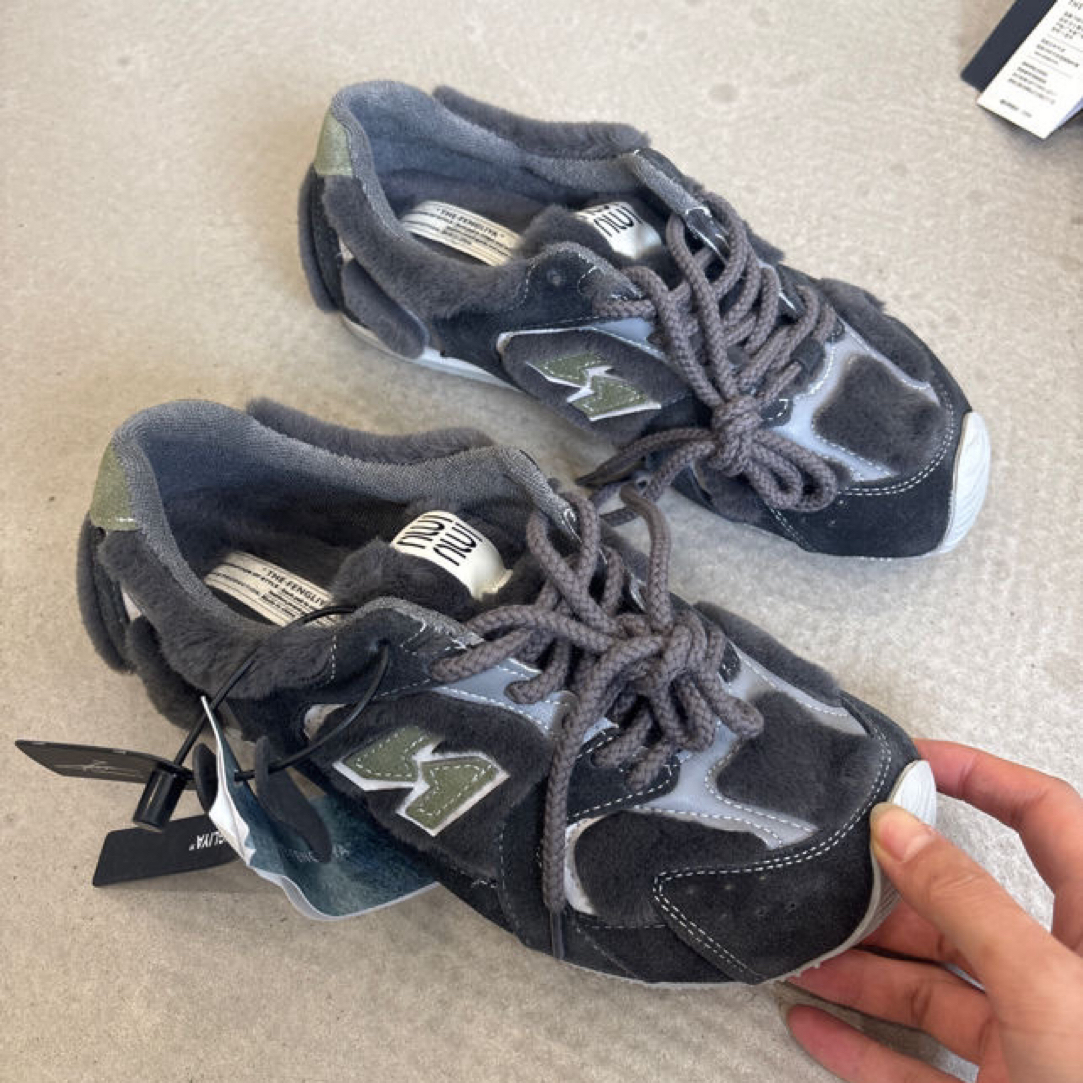 秋冬加绒低帮时尚复古百搭软底休闲鞋0803-1