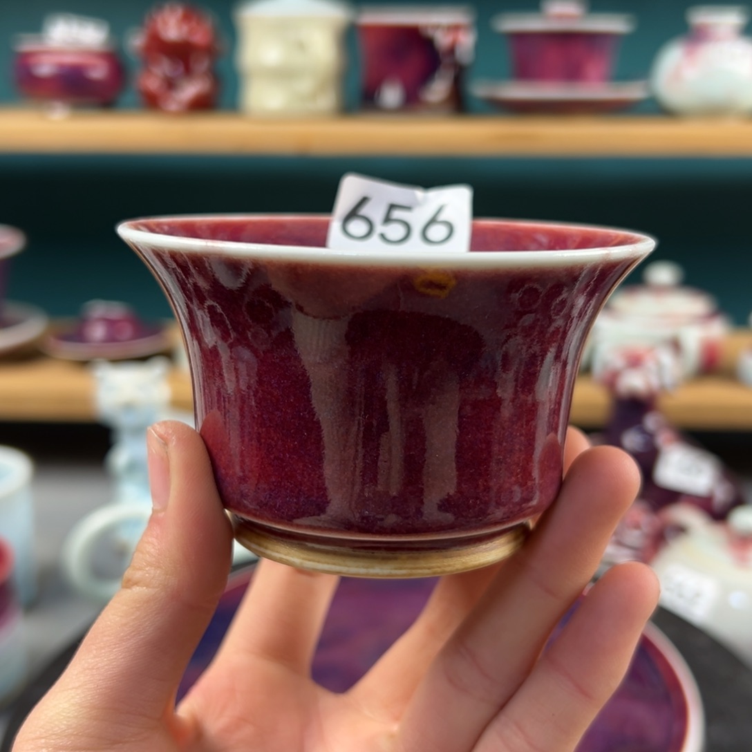 瓷片全品无暇主人杯纯手工