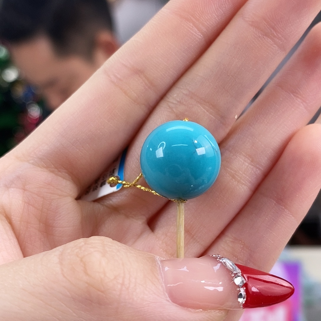 绿松石未镶嵌珠宝奇石16mm