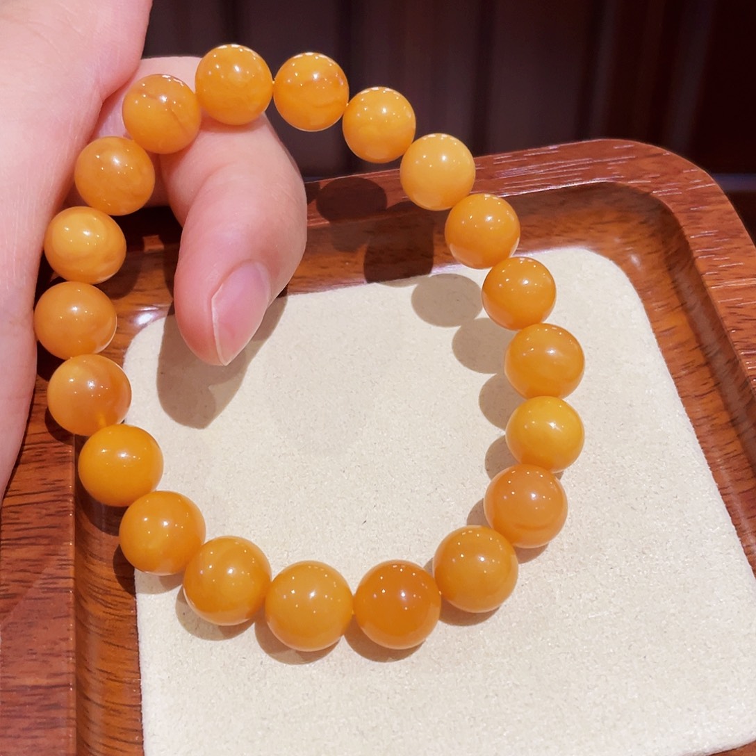 蜜蜡手链未镶嵌手串