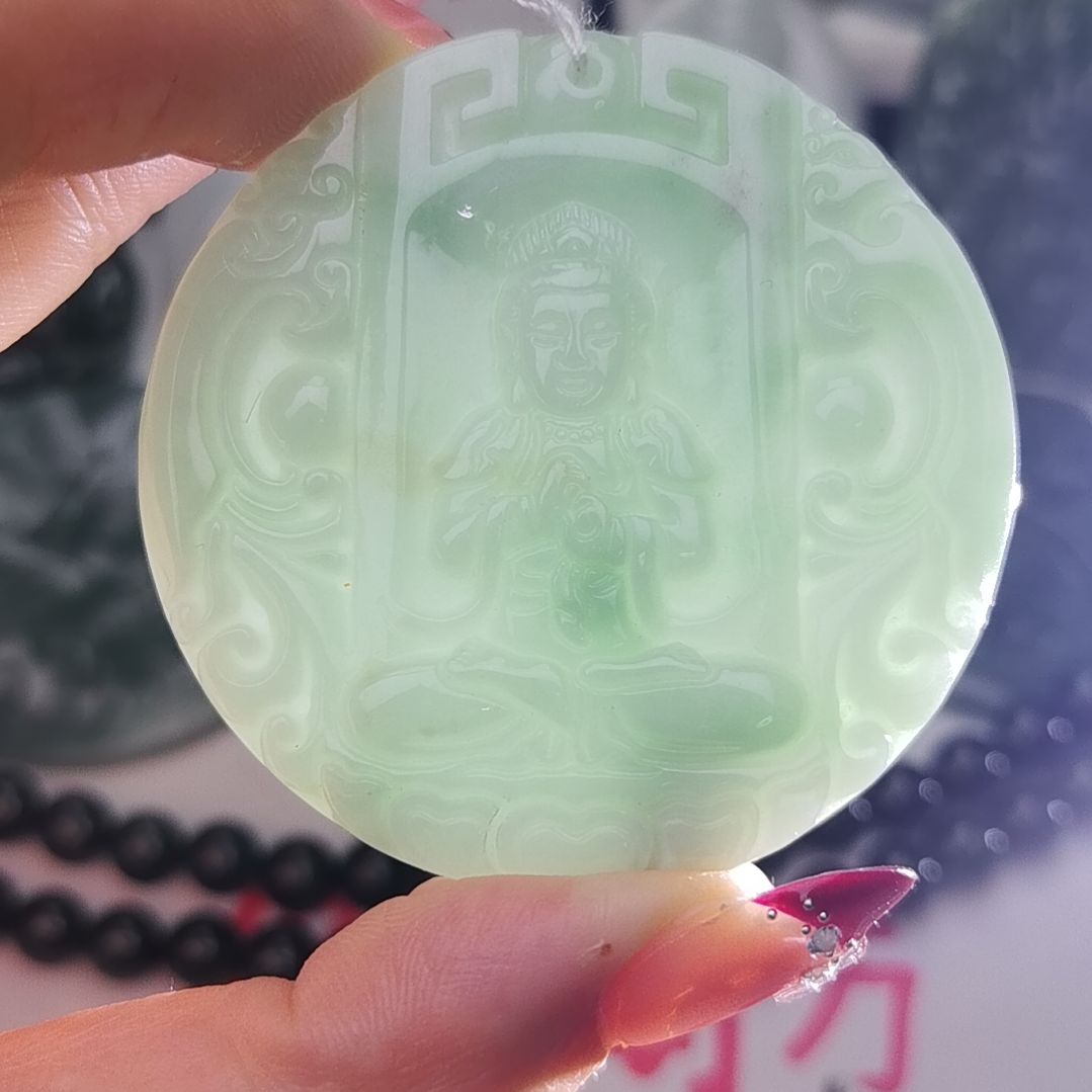 翡翠吊坠(不含链)未镶嵌天然的A货翡翠多样性发货
