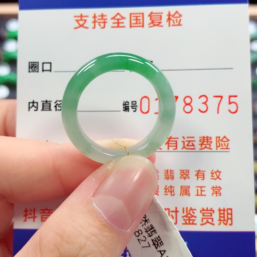 【闪购商品】未镶嵌戒指翡翠20号