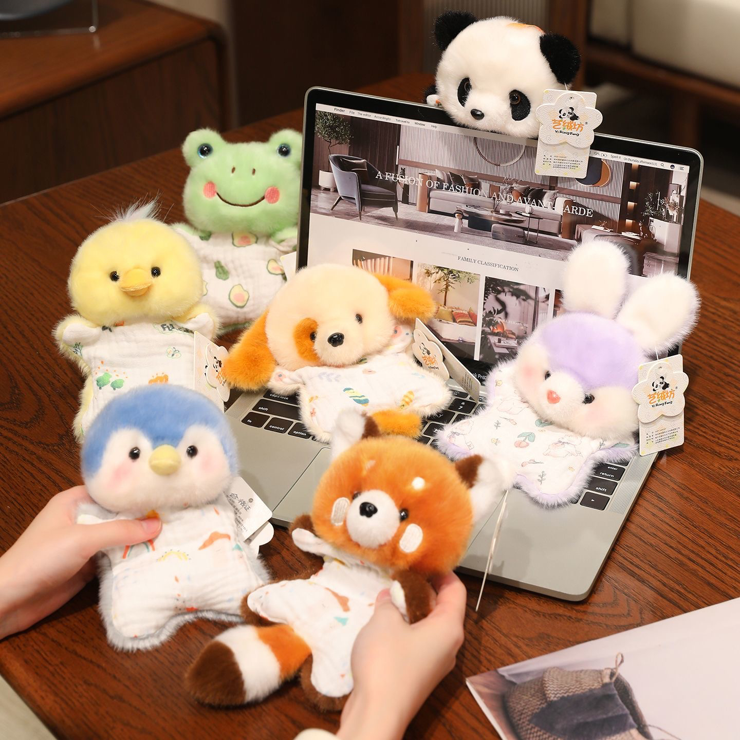 可爱豆袋安抚玩偶毛绒公仔儿童生日礼物解压捏捏陪伴手