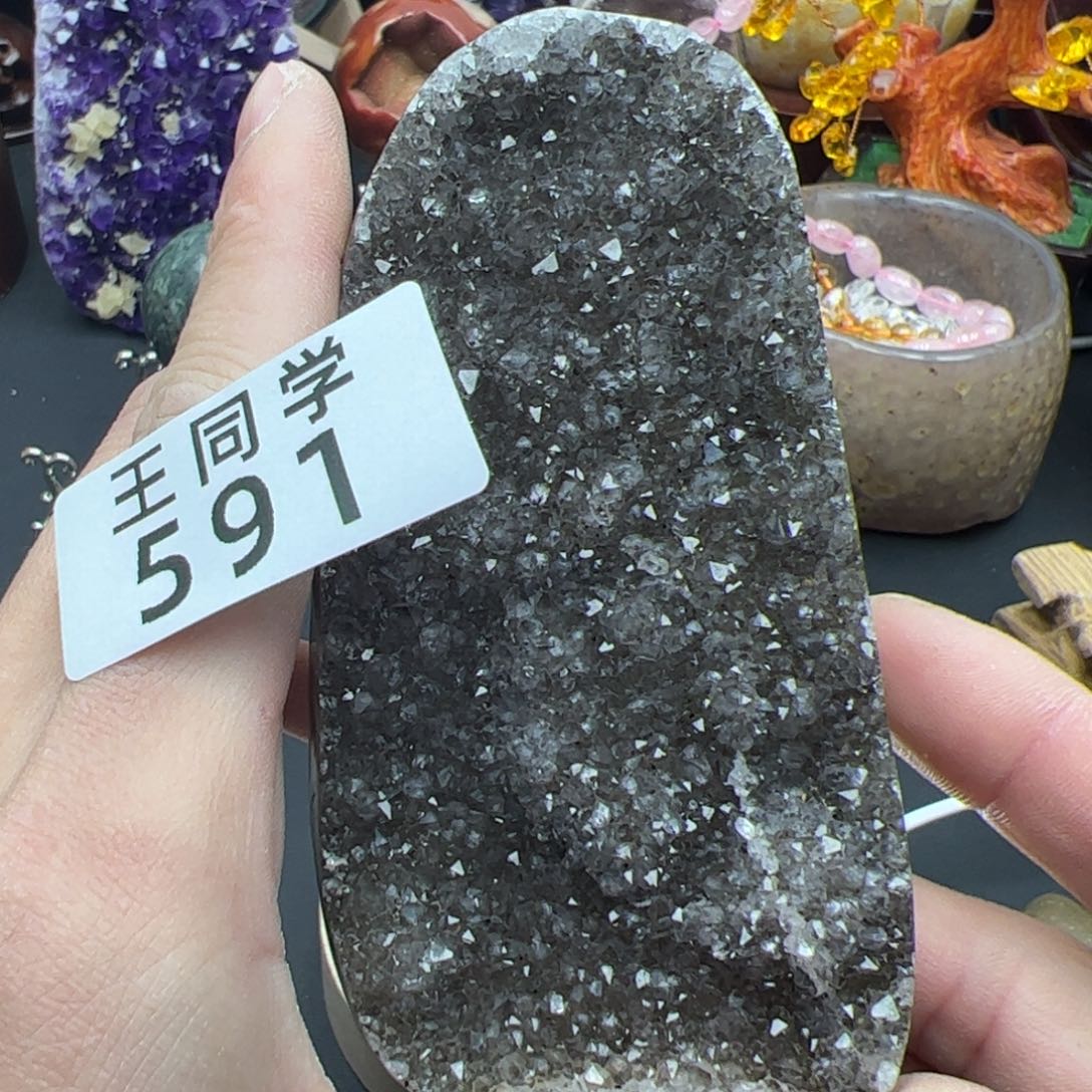 紫晶水晶摆件未镶嵌291