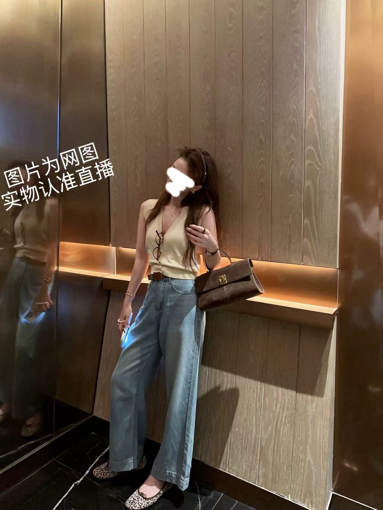 冬季新款韩系显瘦百搭内里加绒保暖阔腿九分牛仔裤女YXX99911