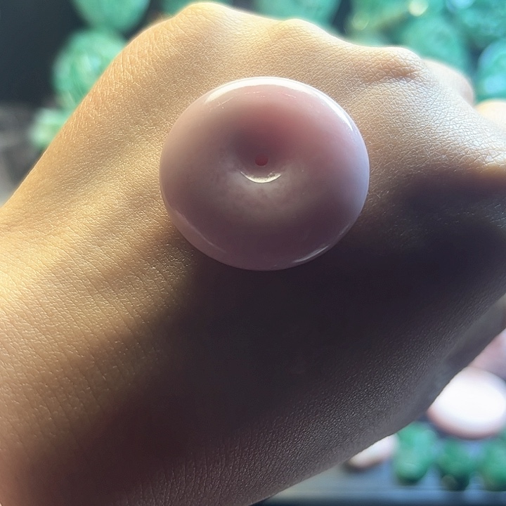 独山玉颈饰合金遇*