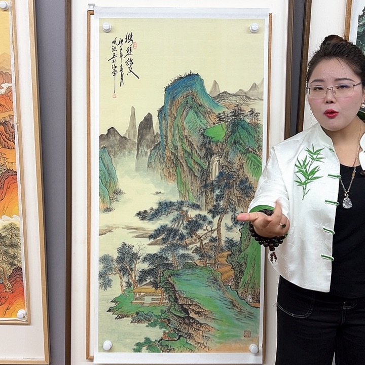 国画中美老师国画作品
