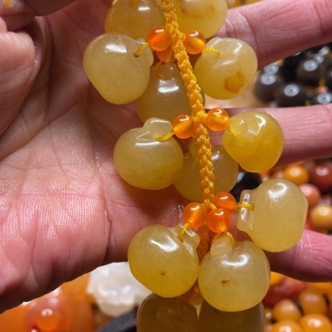 石英质玉手链合金休**步