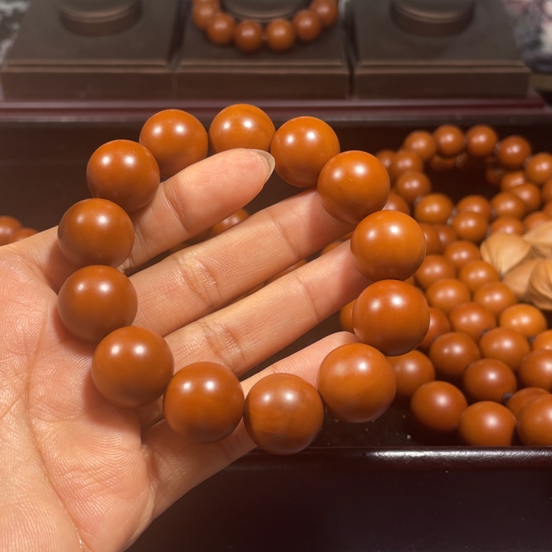 橄榄核手串/手链油**沫1.7+树王练手串瑕疵不退不换