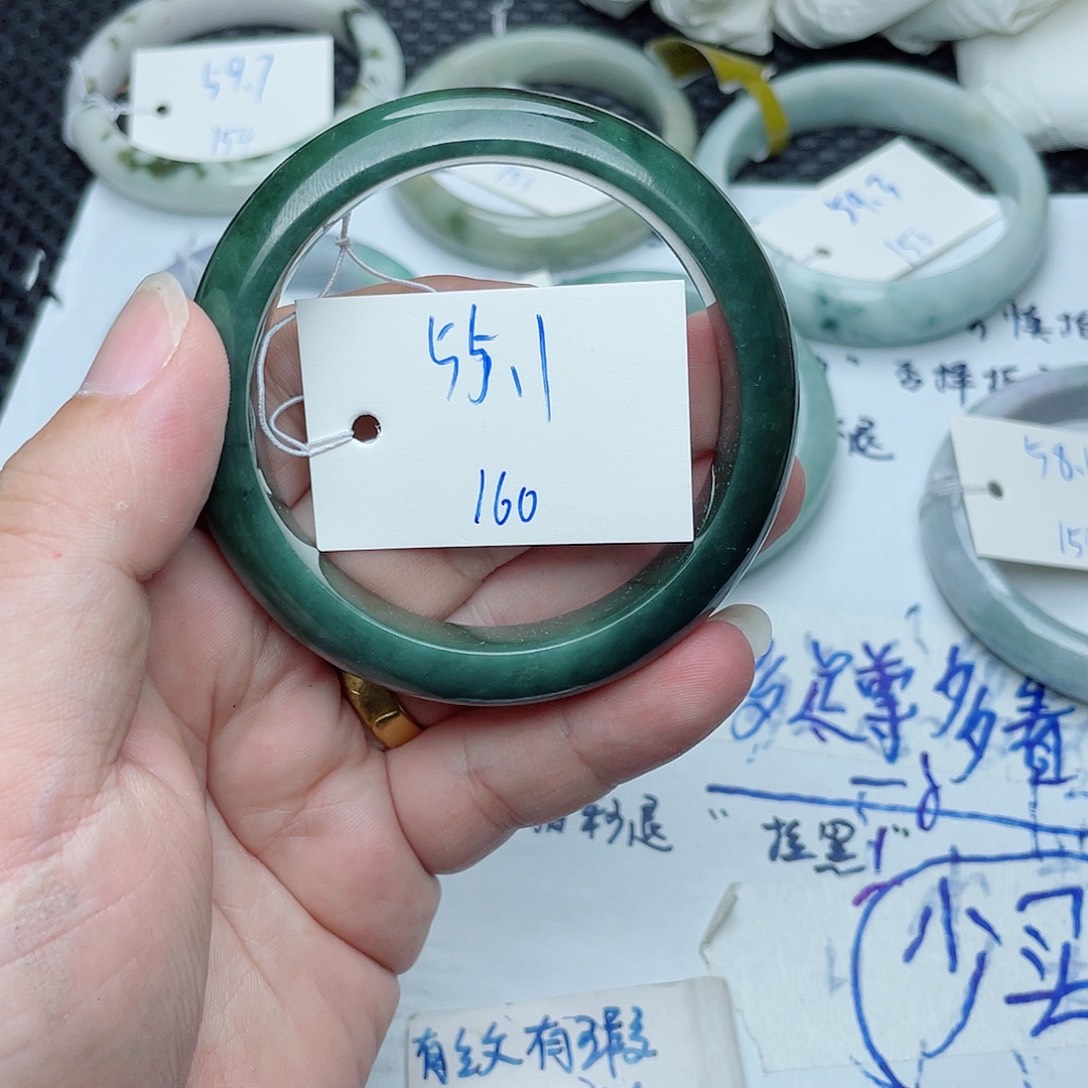 未镶嵌手镯翡翠翡翠手镯160