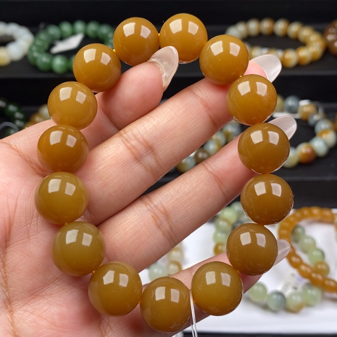 和田玉未镶嵌手串