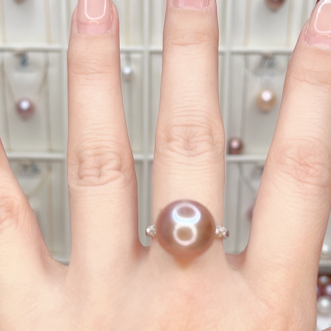 合金淡水珍珠吊坠(赠链)