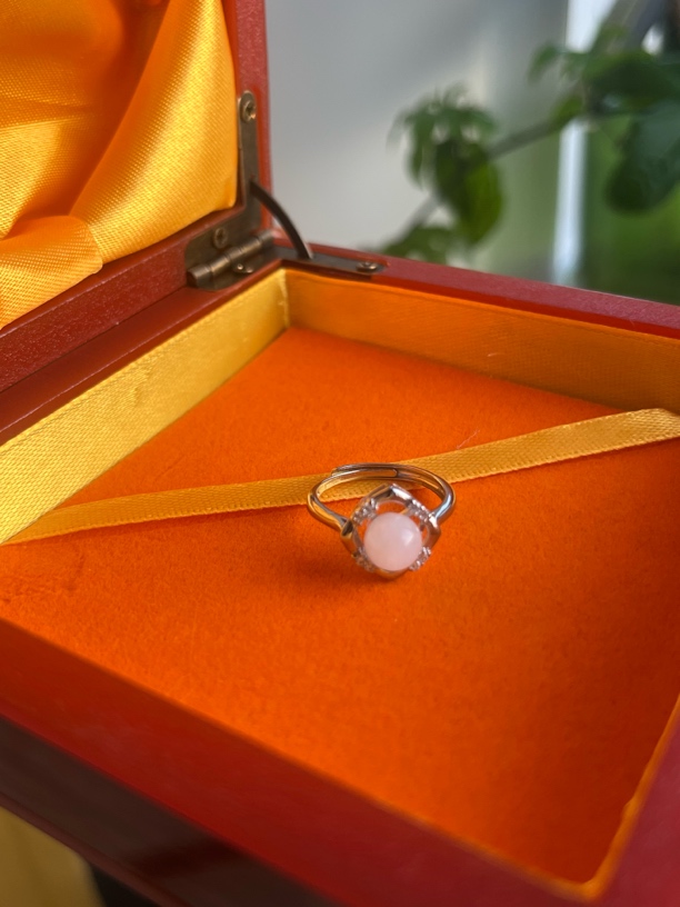 【楠楠瑞玉轩玉器店】和田玉白玉戒指气质简约百搭经典优雅