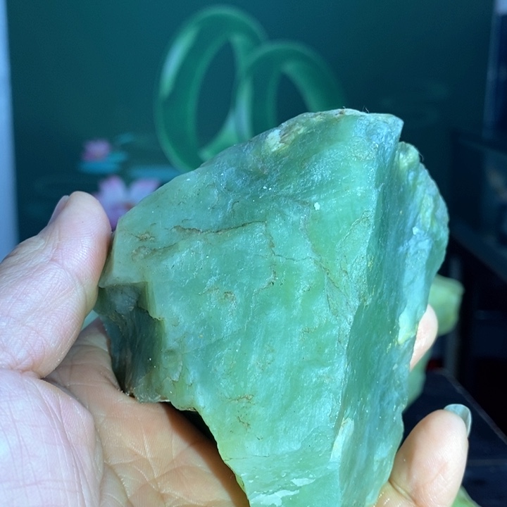 蛇纹石玉岫玉原石未镶嵌