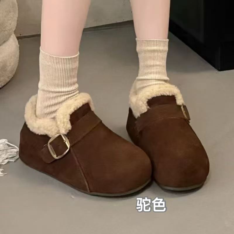 【媛媛の鞋店】牛皮大棉2590加绒博肯