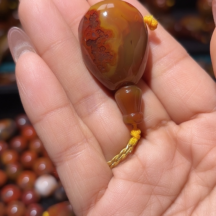 冰***～玛瑙/玉髓未镶嵌战国红珠子