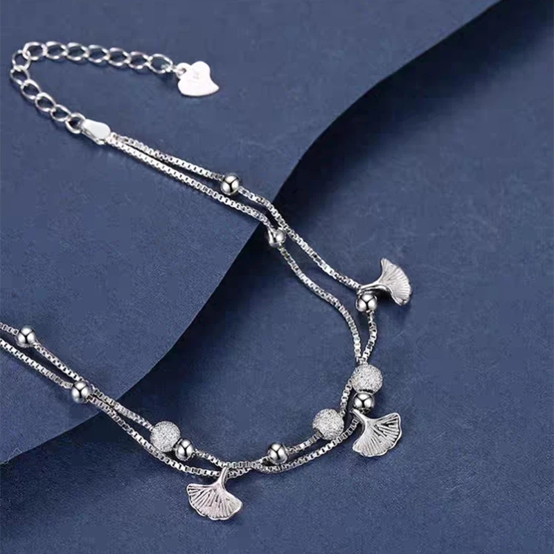 A029三生有幸轻奢小众精致杏叶幸运草