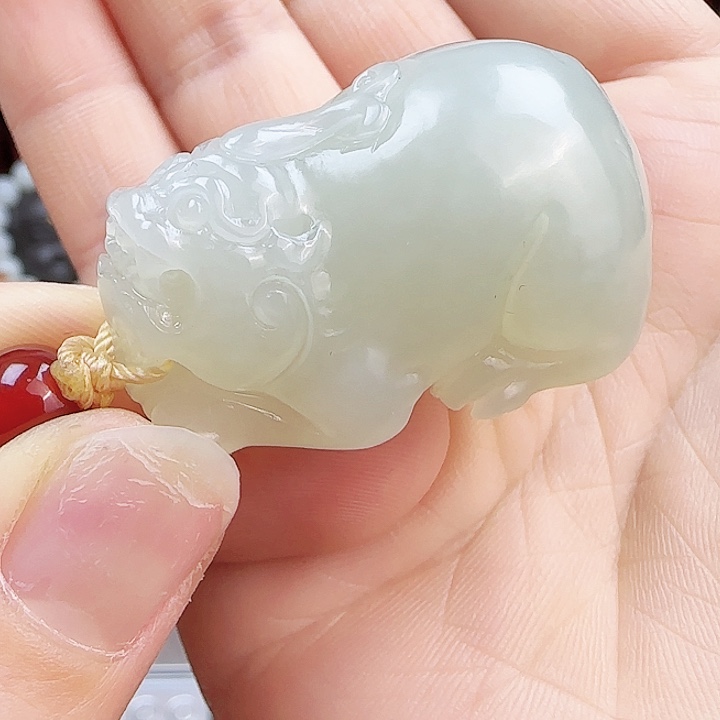 和田玉挂件未镶嵌定制发货