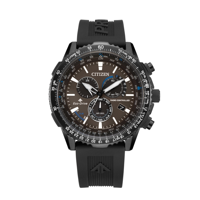 Citizen/西铁城光动能多局电波计时多功能男士手表休闲CB5005-13X