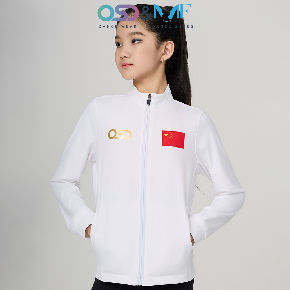 OSD运动服外套意大利进口面料吸湿排汗儿童男女同款秋冬外套1001