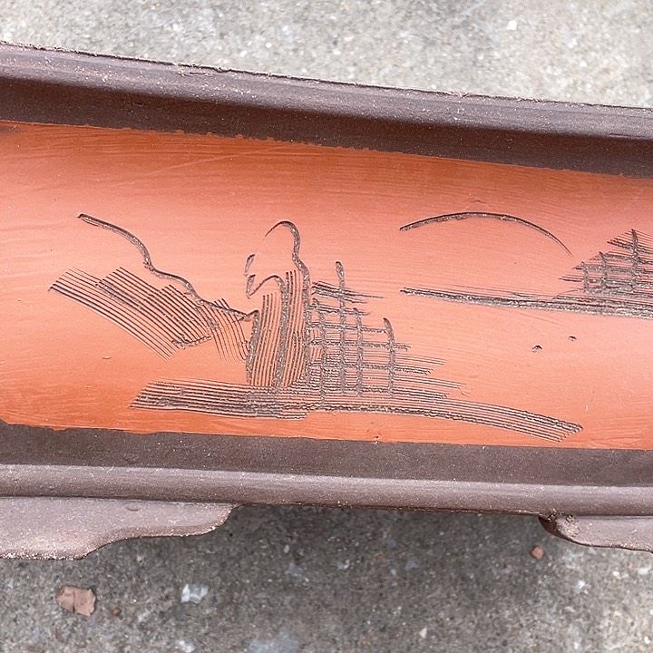 紫砂宜兴紫砂40红马槽