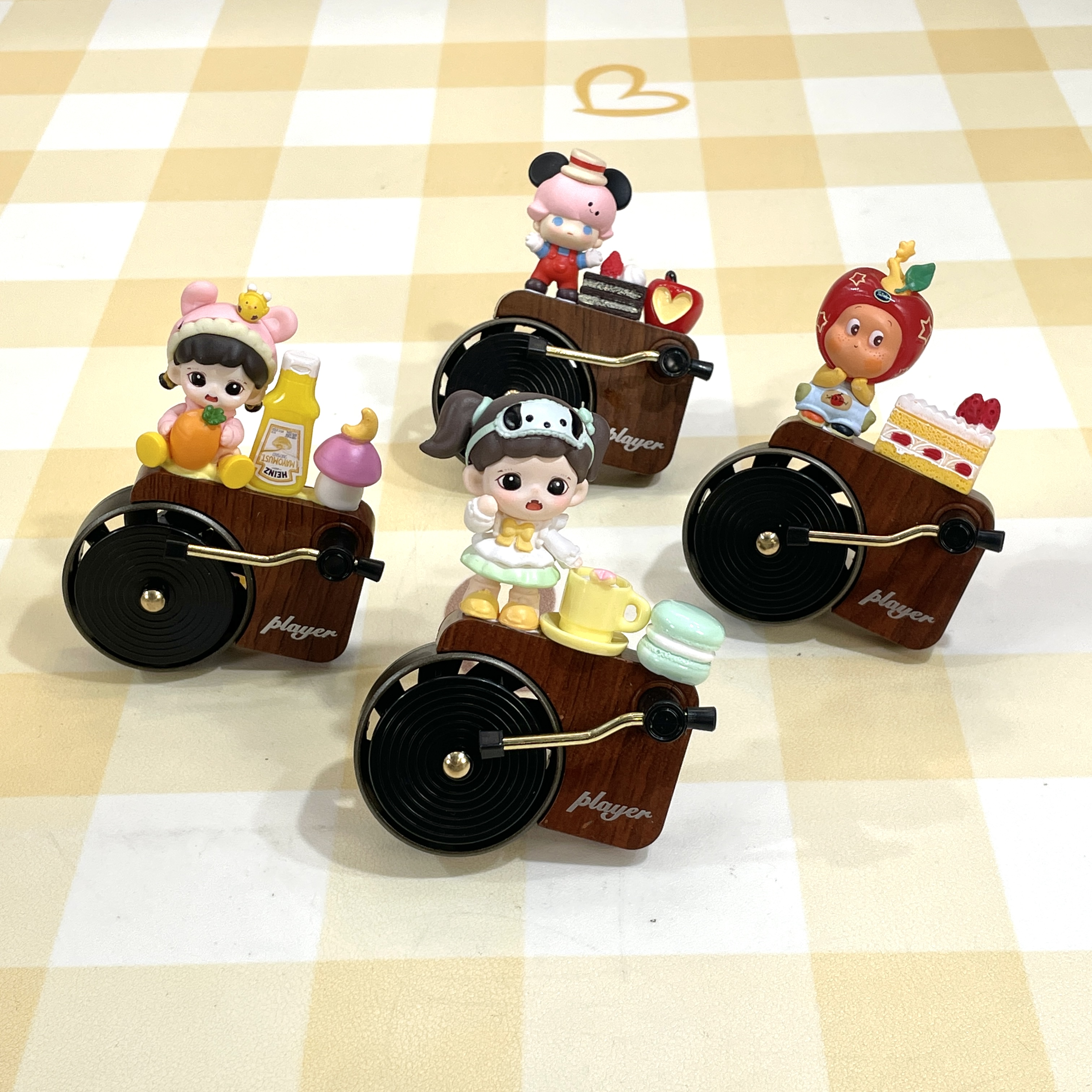 【主播现拆】饭团手工奶油胶萌粒出风口（带6片香薰）