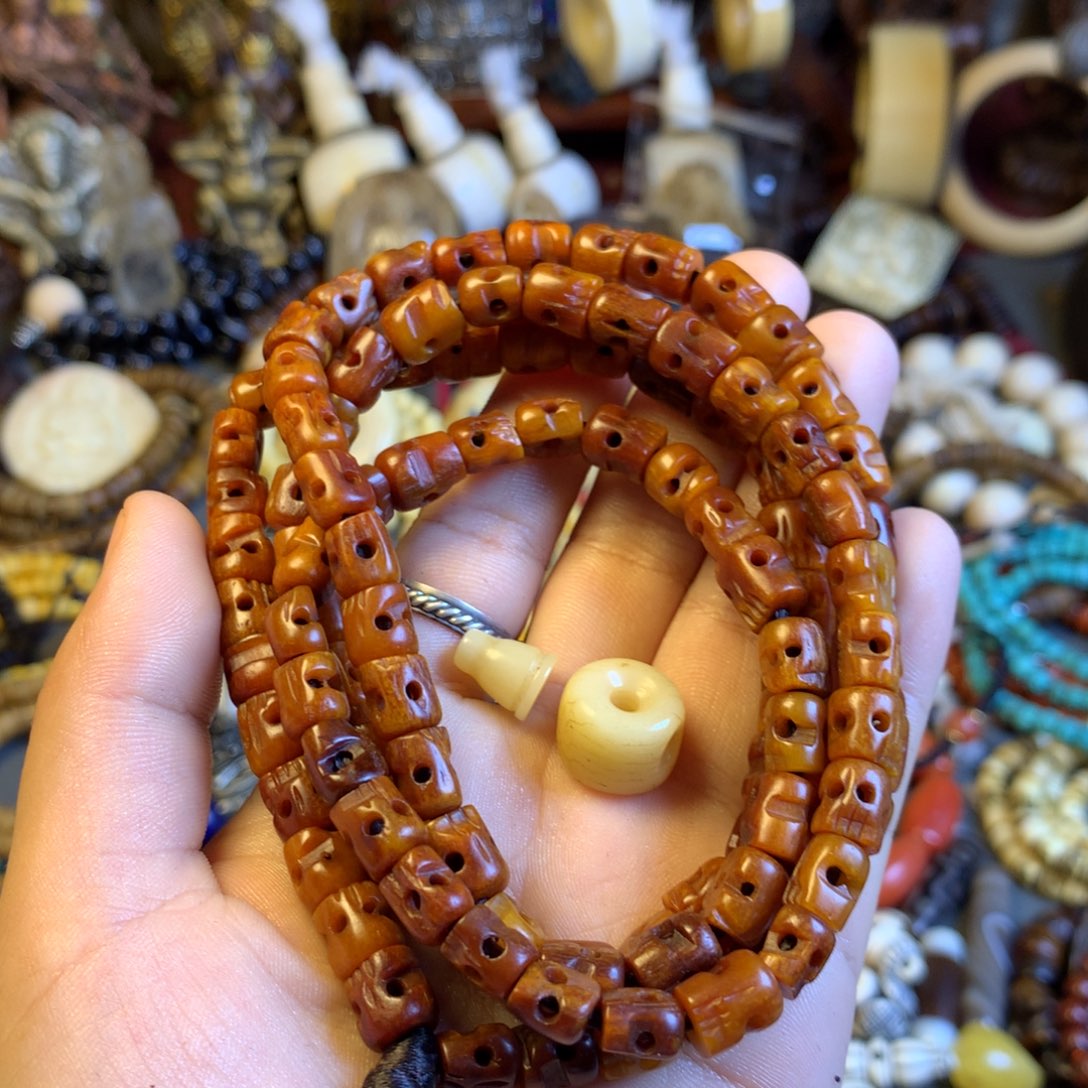 星月菩提吊坠远**家喜马拉雅艺术品