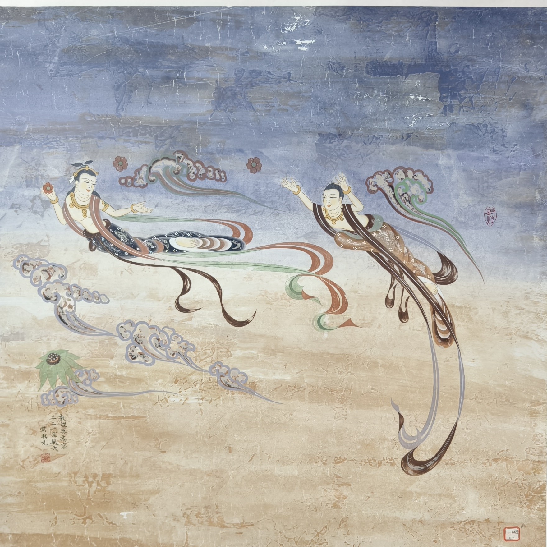 常胜元老师四尺作品