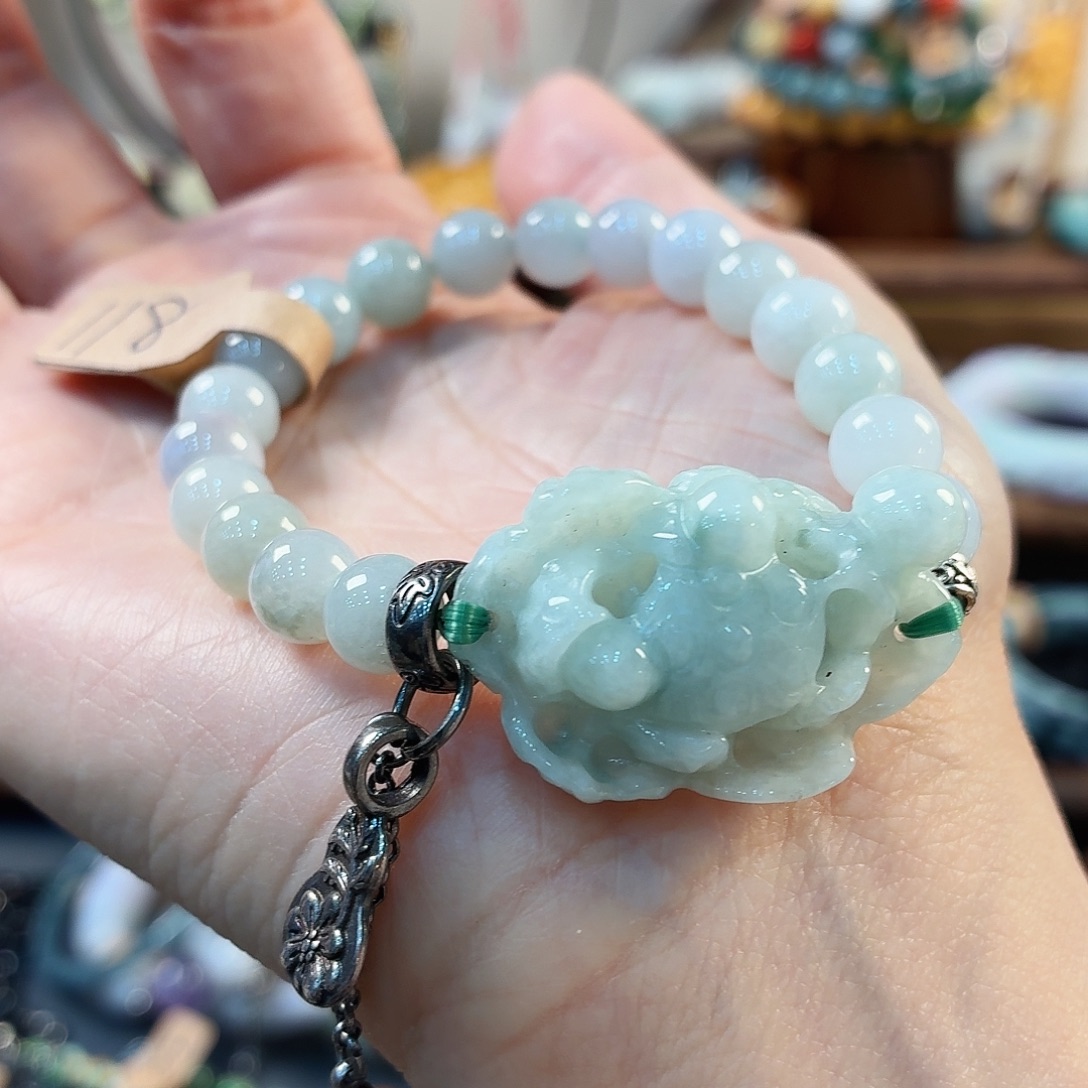 翡翠未镶嵌手链手串