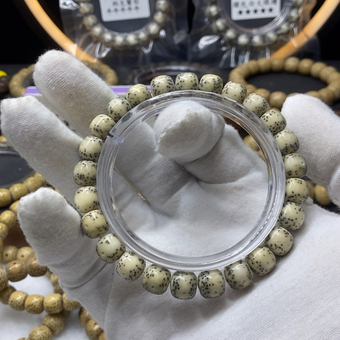 星月菩提手串b**.大留白