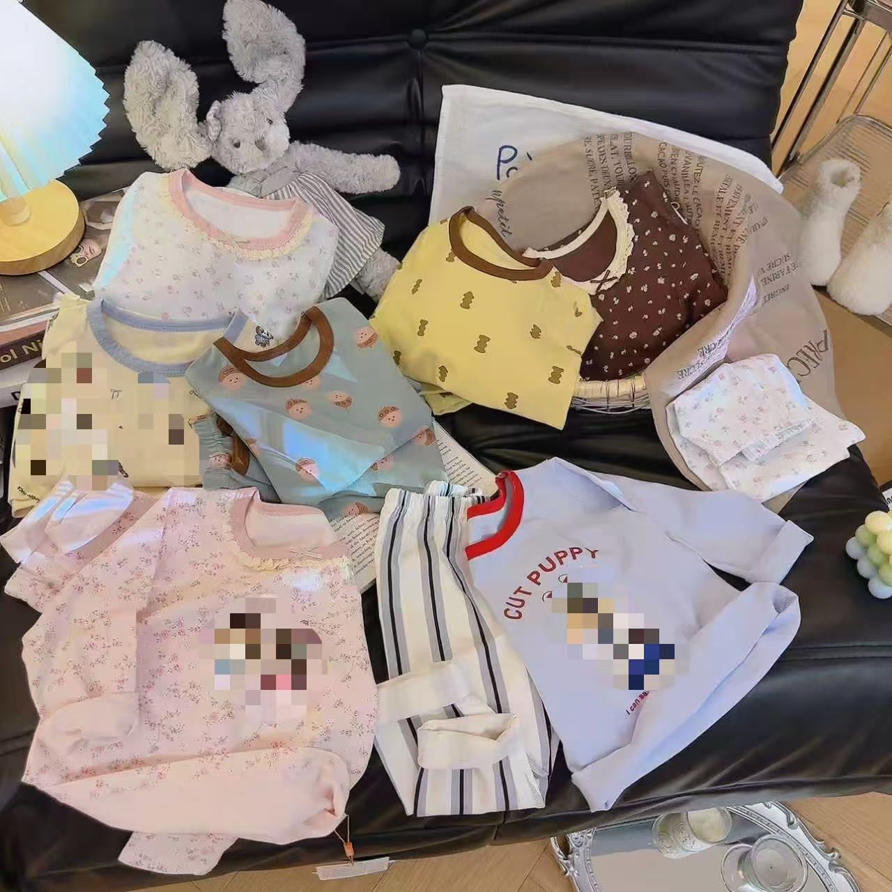 220克纯棉莱卡2025新款韩版家居服莱卡无骨A类睡衣套装秋衣秋裤