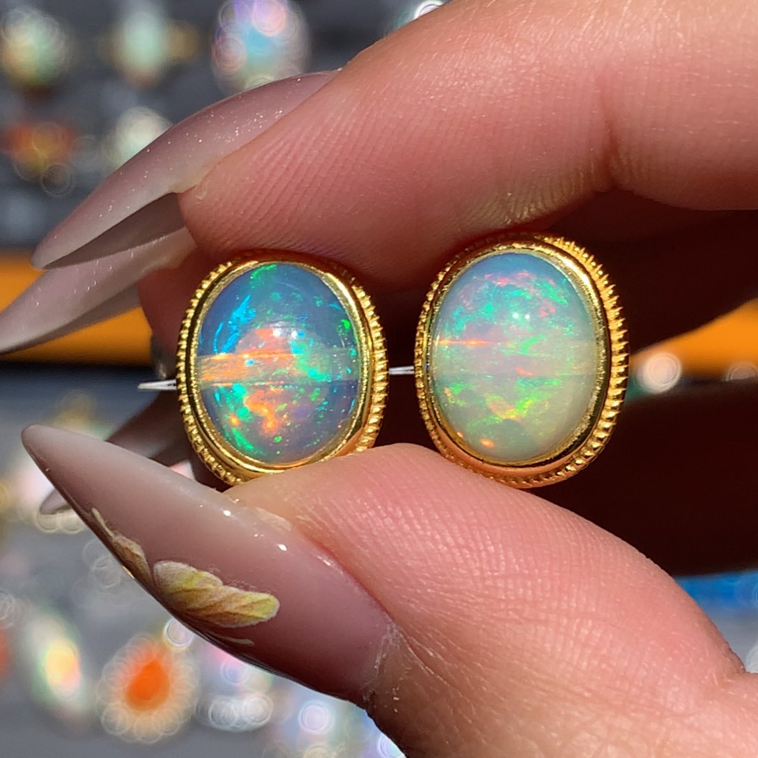 欧泊欧泊戒指y银S925镶嵌