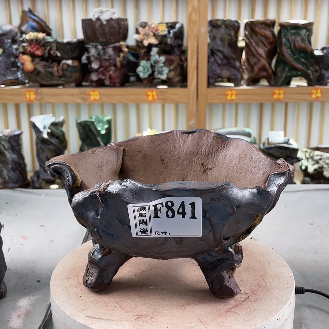 紫砂花盆手工制作默认微瑕841