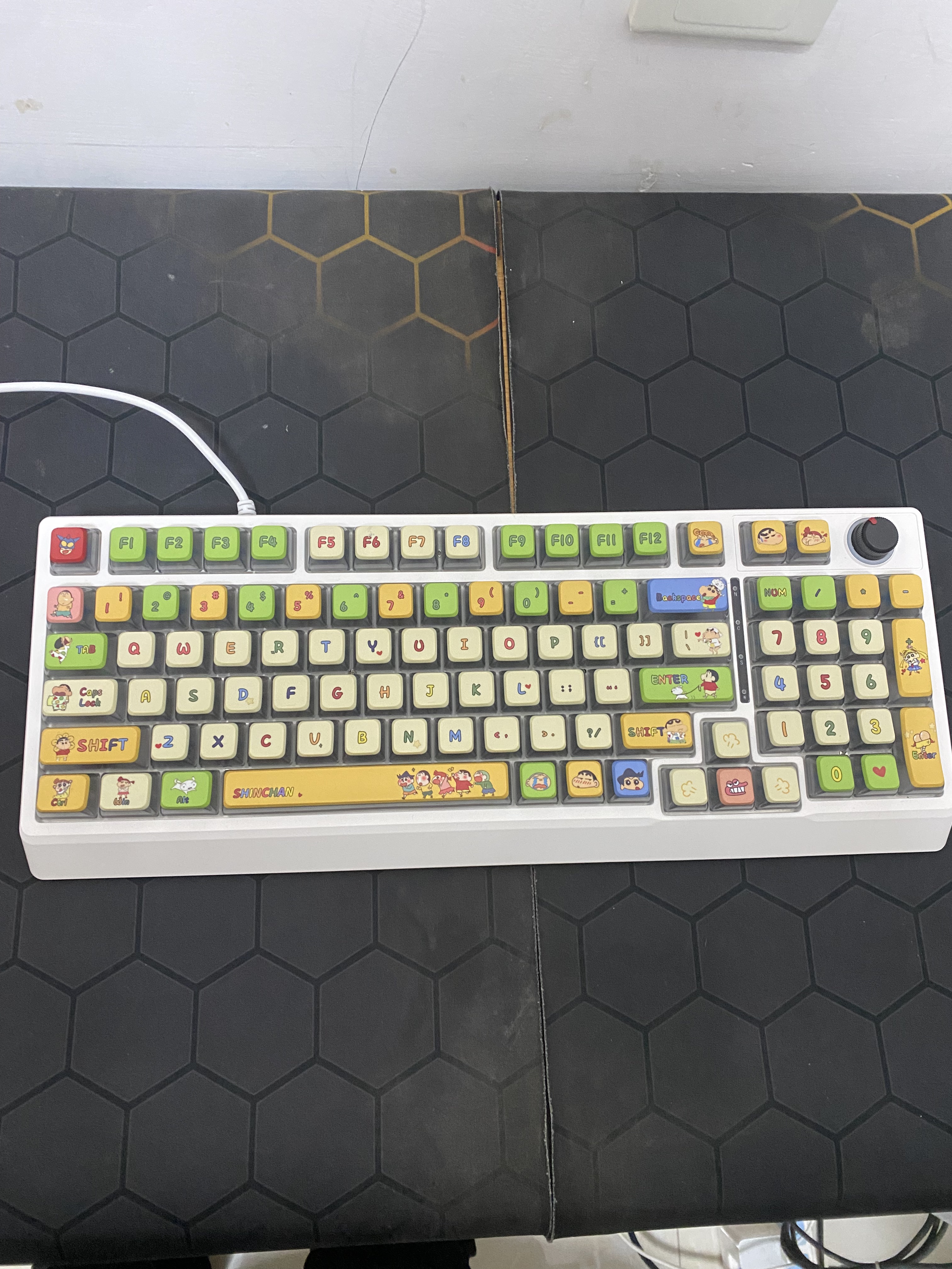 全新rk蜡笔小新印花机械接盘游戏可爱