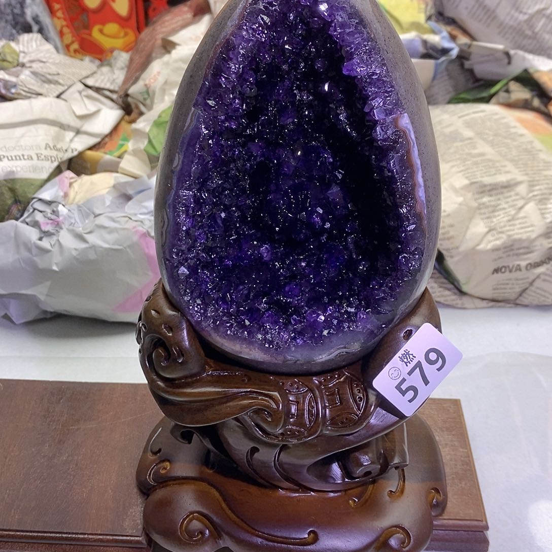 紫晶大型摆件（非配饰）未镶嵌淡****）