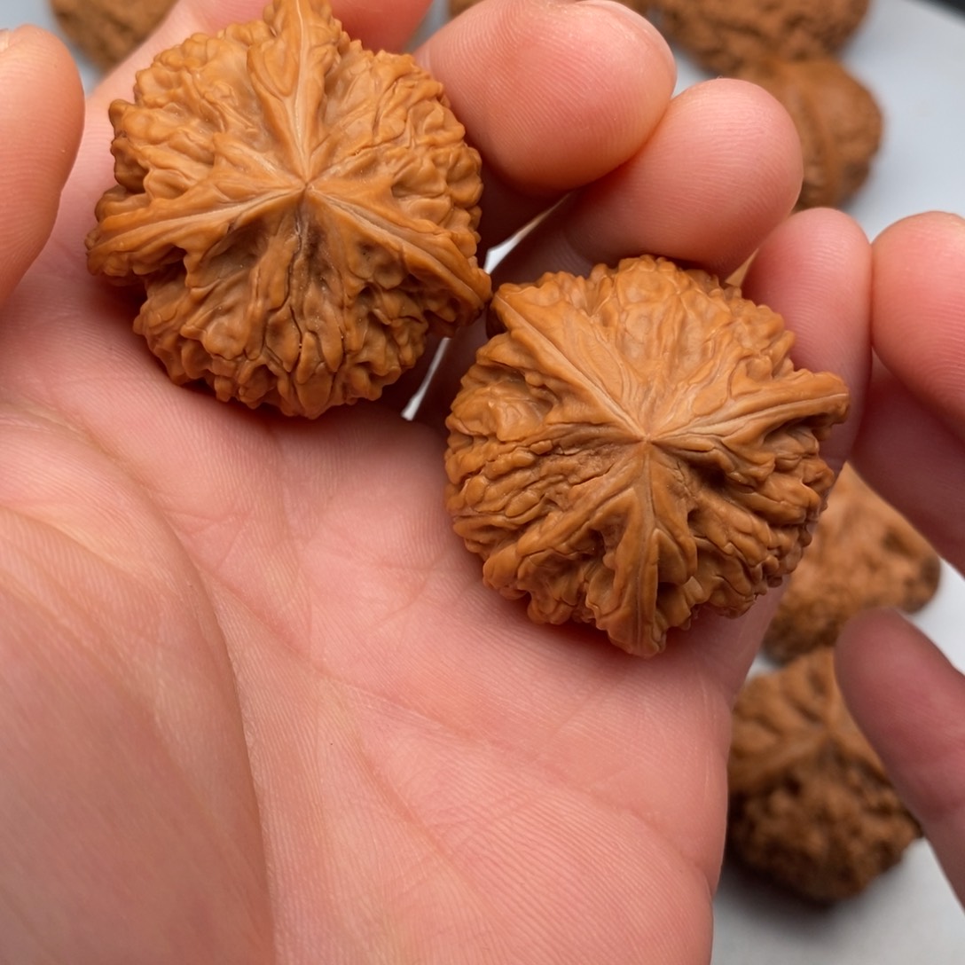 文玩核桃把件36+三棱