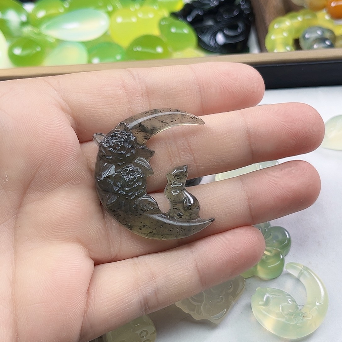 я***岫玉未镶嵌吊坠(不含链)