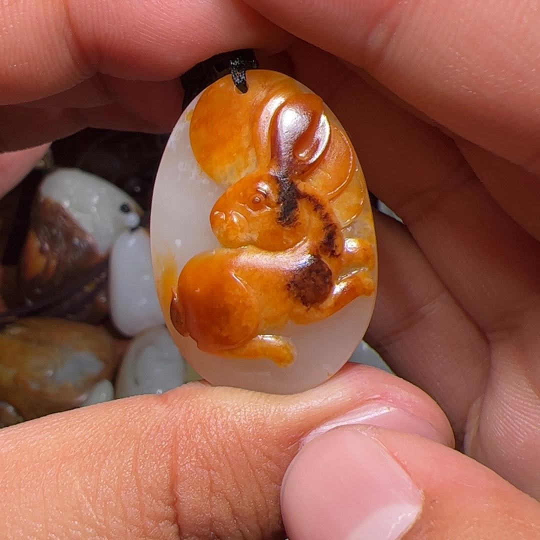 和田玉颈饰未镶嵌6**F