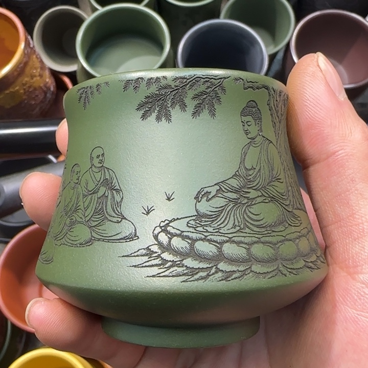 茶杯紫砂全手工制作工艺